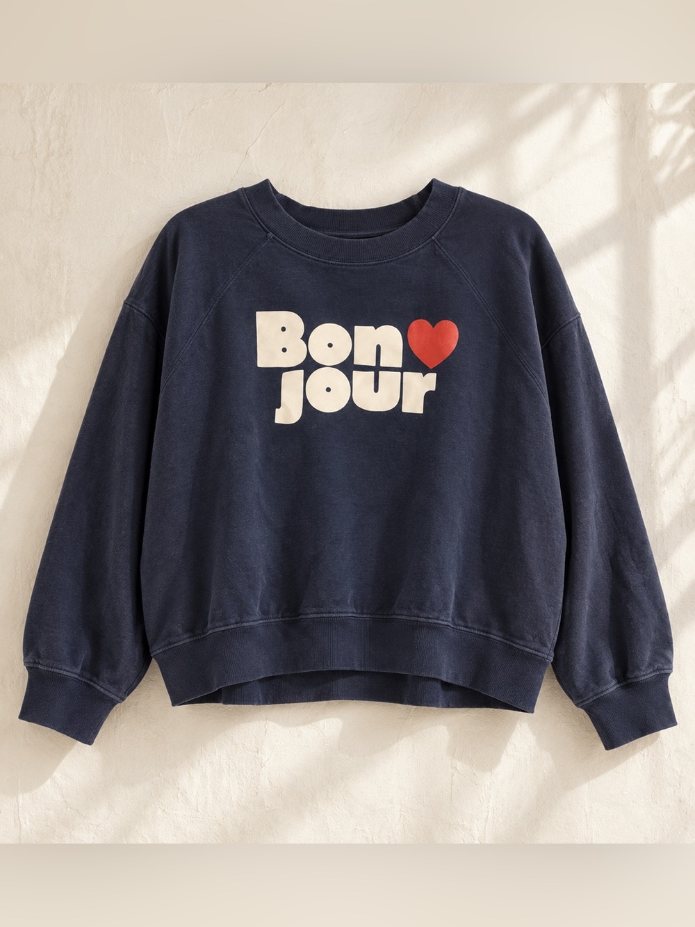 Old navy bon jour navy boxy sweatshirt L